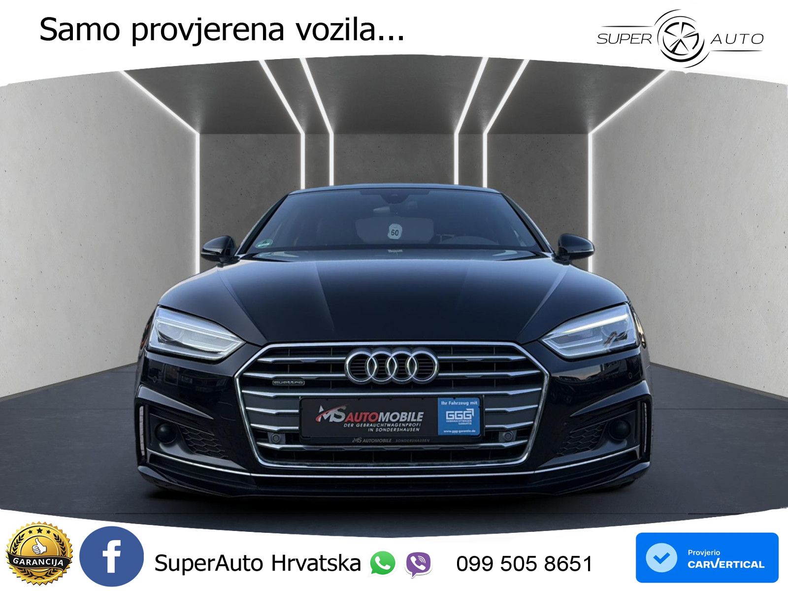 Audi A5 Sportback 40 TDI (190 KS) quattro ultra S tronic S line LED+GR SJED+ACC