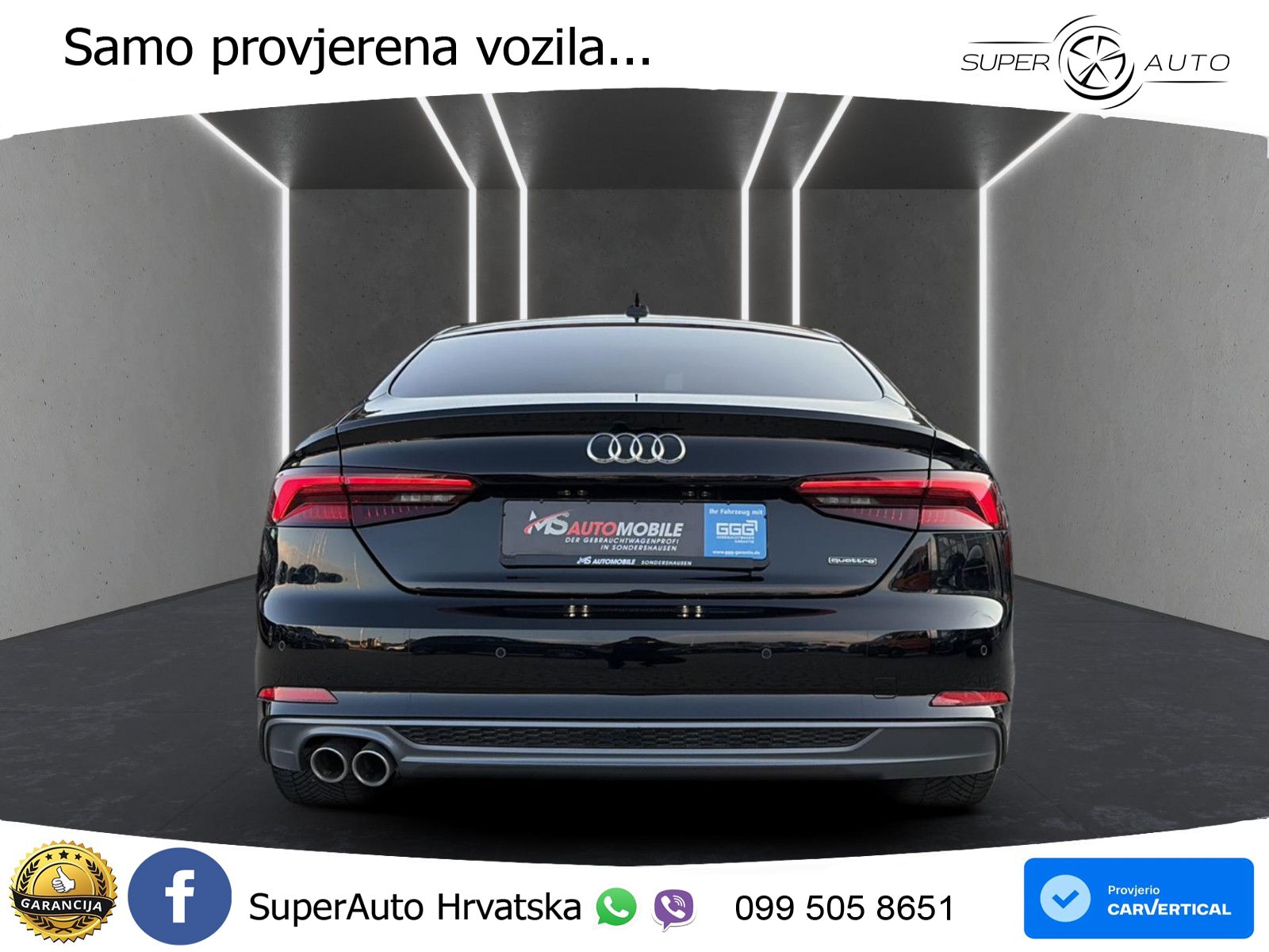 Audi A5 Sportback 40 TDI (190 KS) quattro ultra S tronic S line LED+GR SJED+ACC