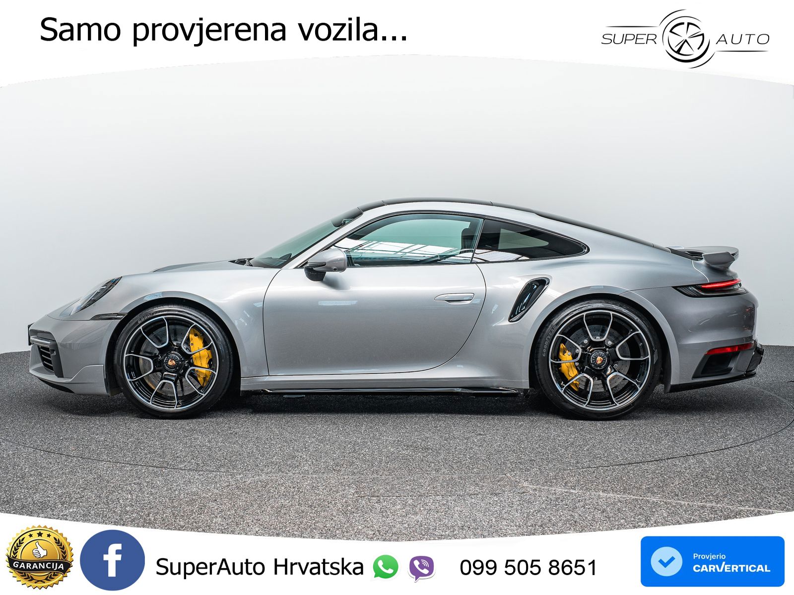 Porsche 911 Turbo S 3.8 (650 KS) PDK ACC+GR SJED+360+PANO
