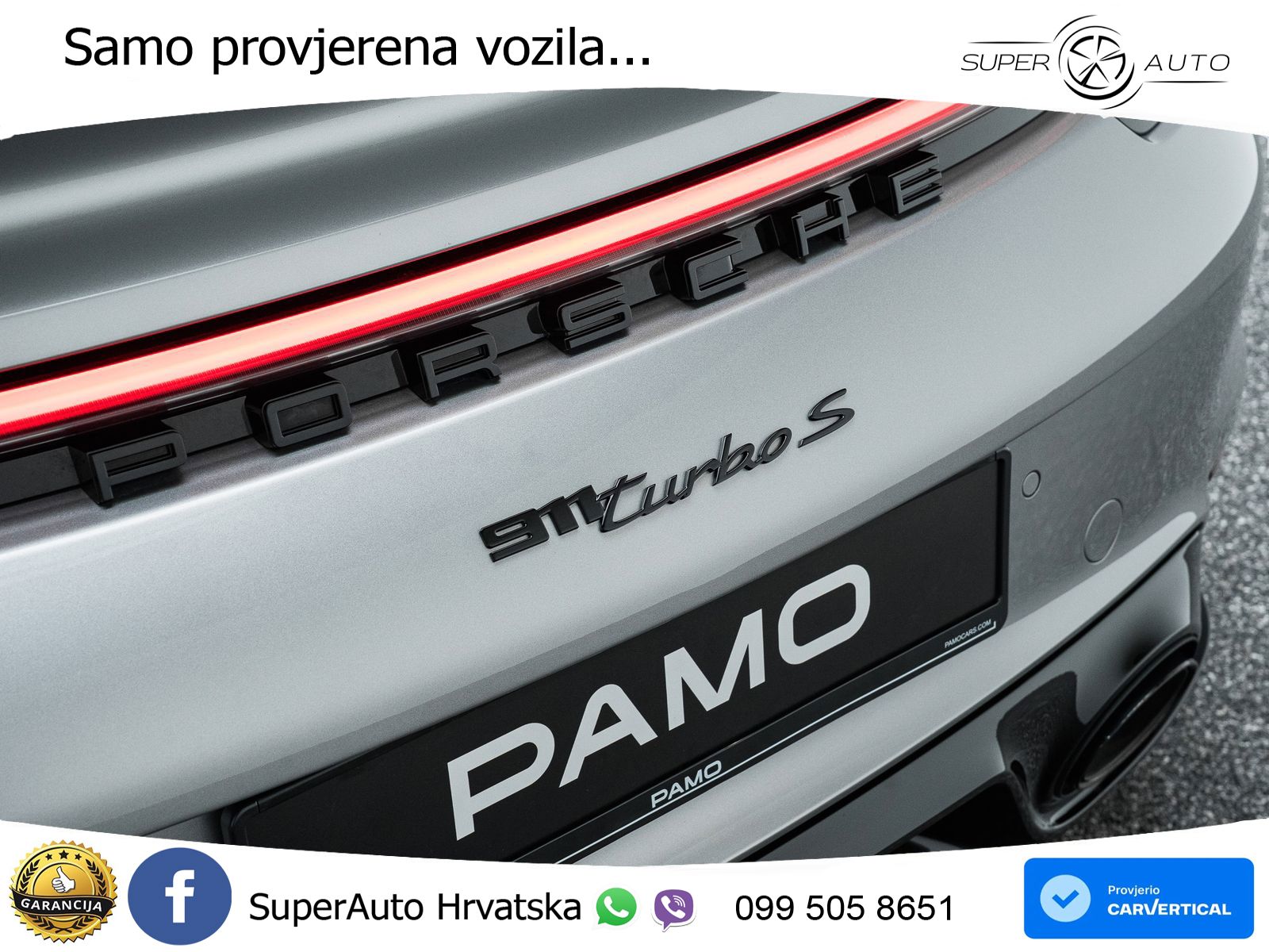 Porsche 911 Turbo S 3.8 (650 KS) PDK ACC+GR SJED+360+PANO
