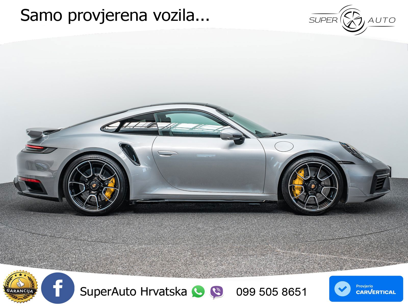 Porsche 911 Turbo S 3.8 (650 KS) PDK ACC+GR SJED+360+PANO