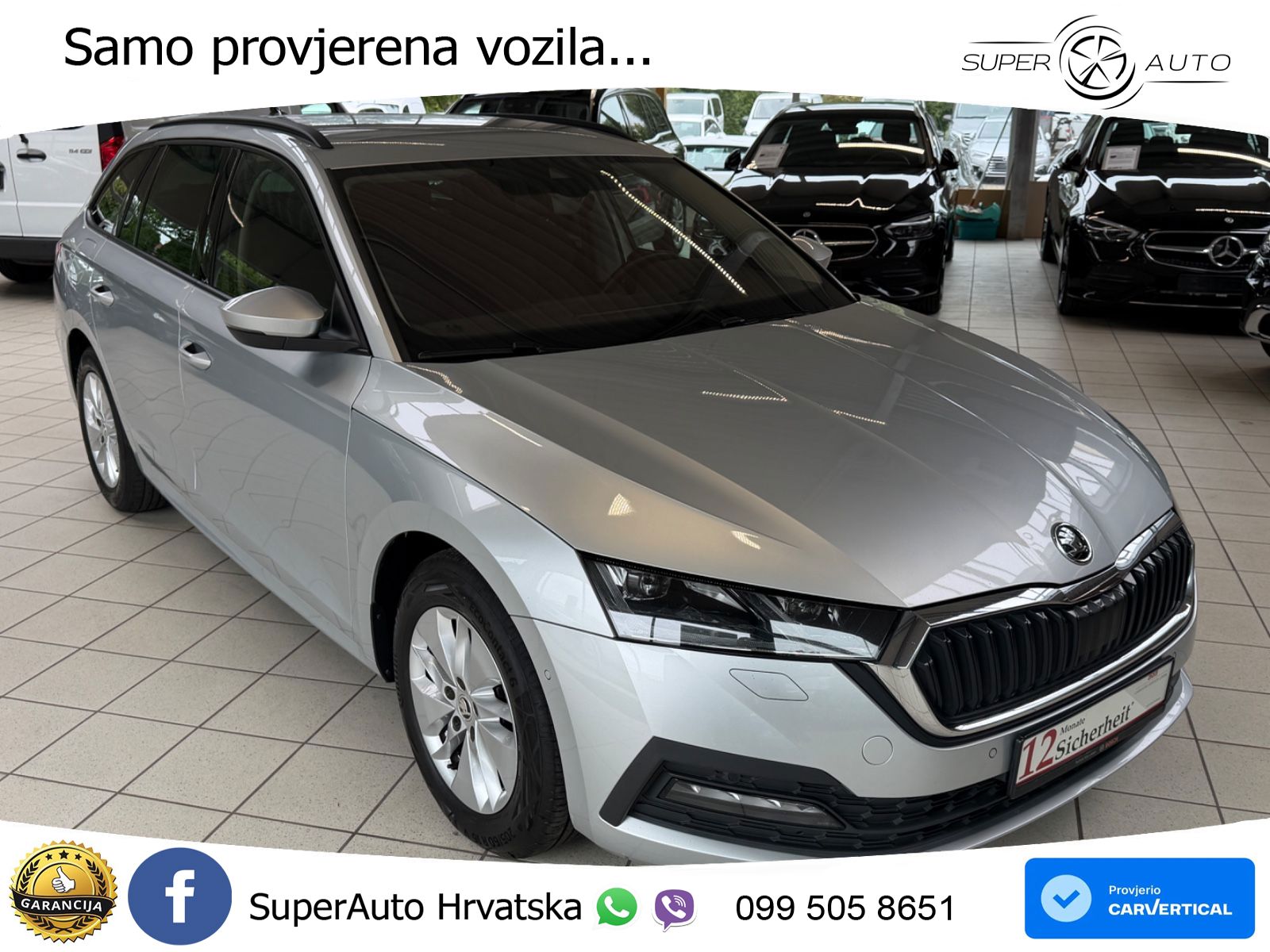 Škoda Octavia Combi 2.0 TDI (150 KS) DSG LED+GR SJED+ACC
