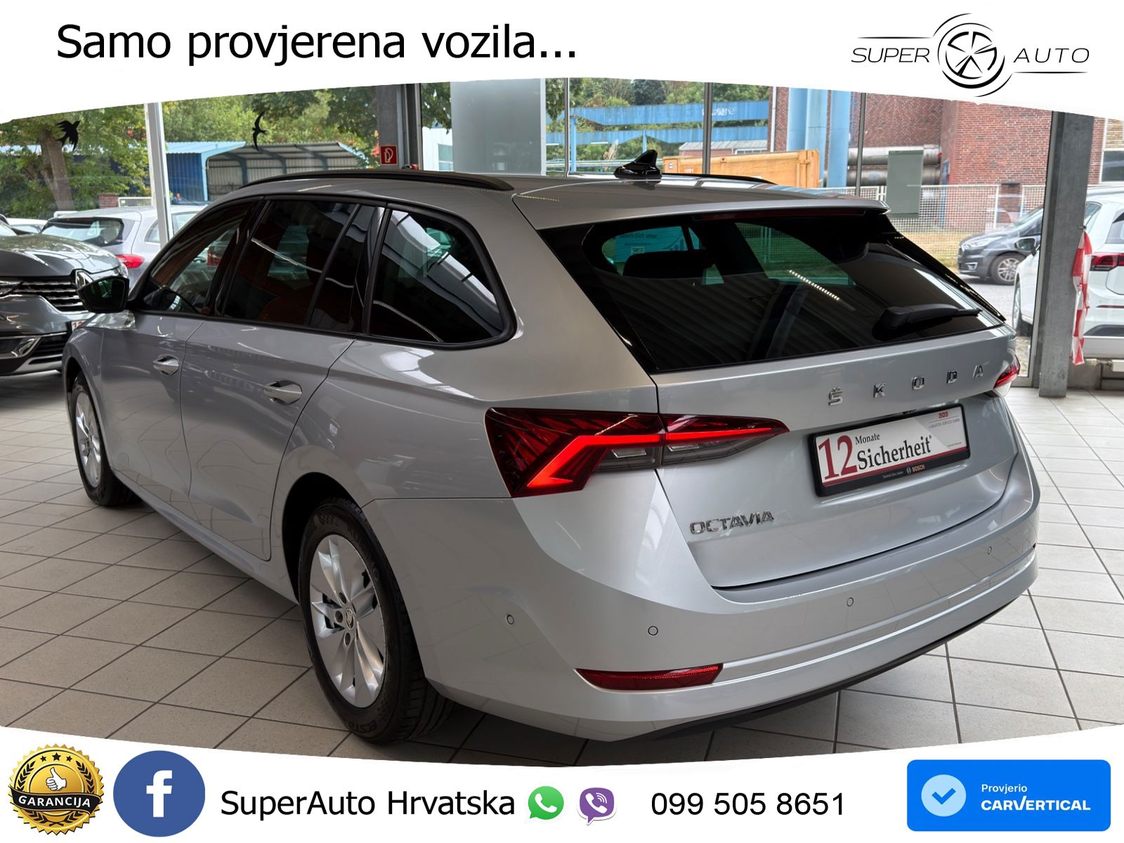 Škoda Octavia Combi 2.0 TDI (150 KS) DSG LED+GR SJED+ACC