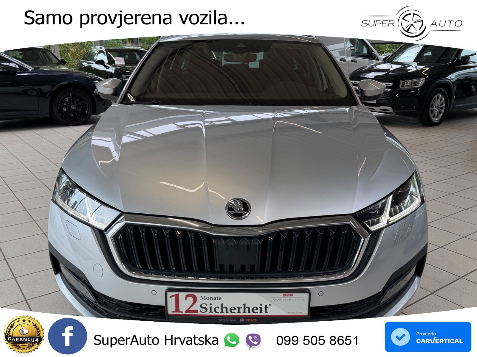 Škoda Octavia Combi 2.0 TDI (150 KS) DSG LED+GR SJED+ACC