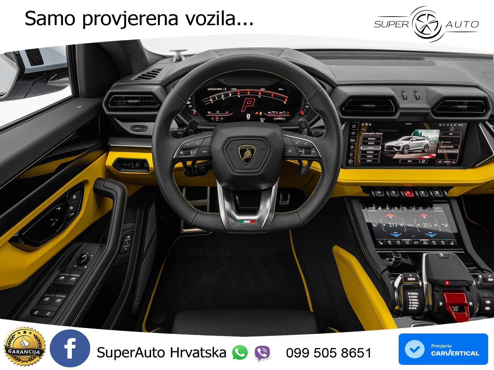 Lamborghini Urus SE 4.0 V8 (800 KS) 4WD Automatic LED+GR SJED+ACC