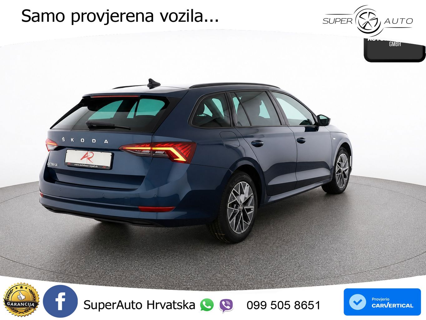 Škoda Octavia Combi 2.0 TDI (150 KS) DSG LED+GR SJED+ACC