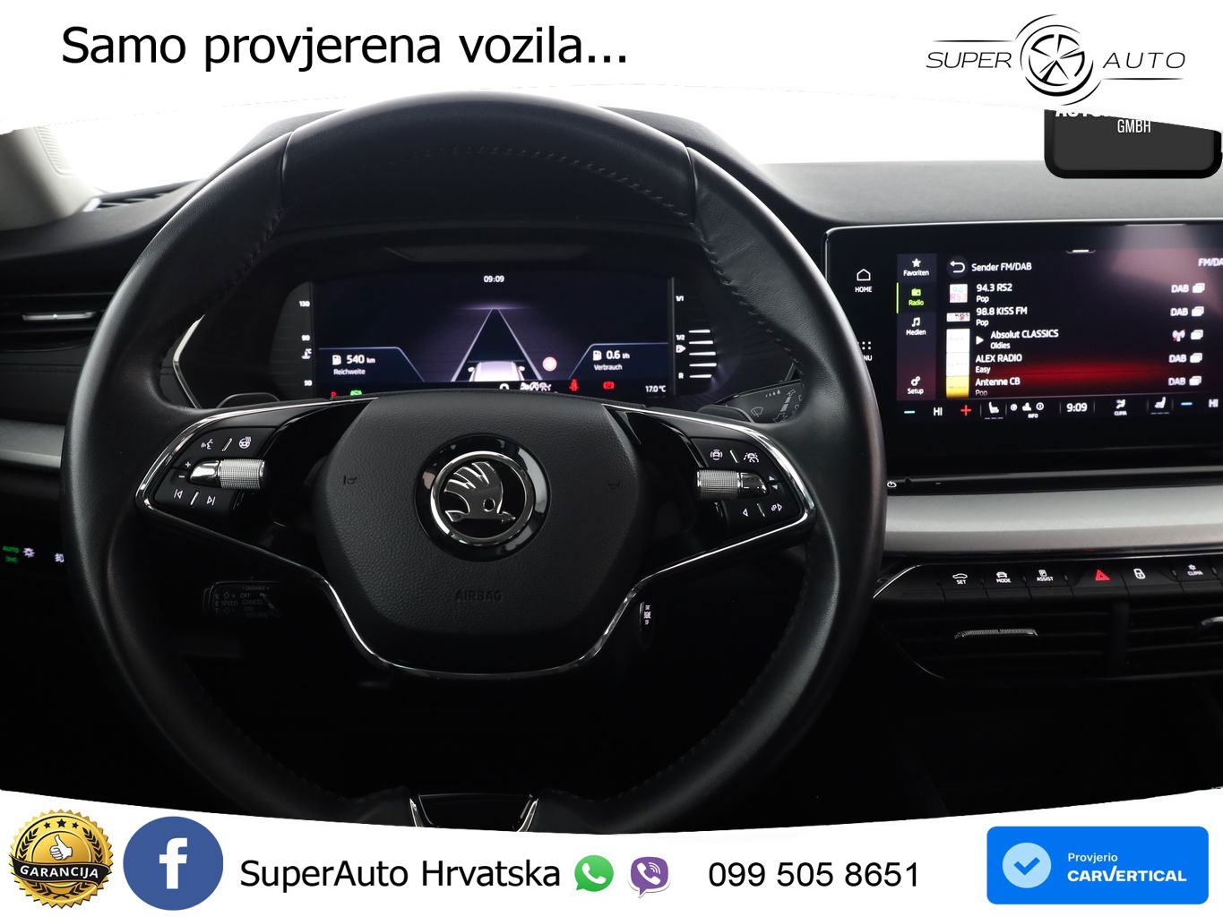 Škoda Octavia Combi 2.0 TDI (150 KS) DSG LED+GR SJED+ACC