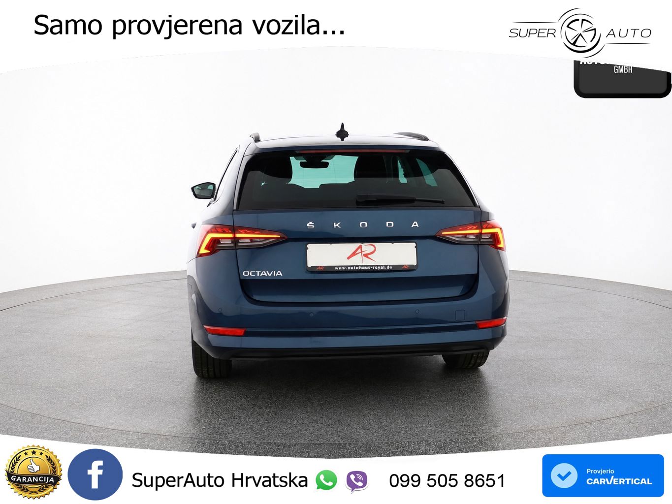Škoda Octavia Combi 2.0 TDI (150 KS) DSG LED+GR SJED+ACC