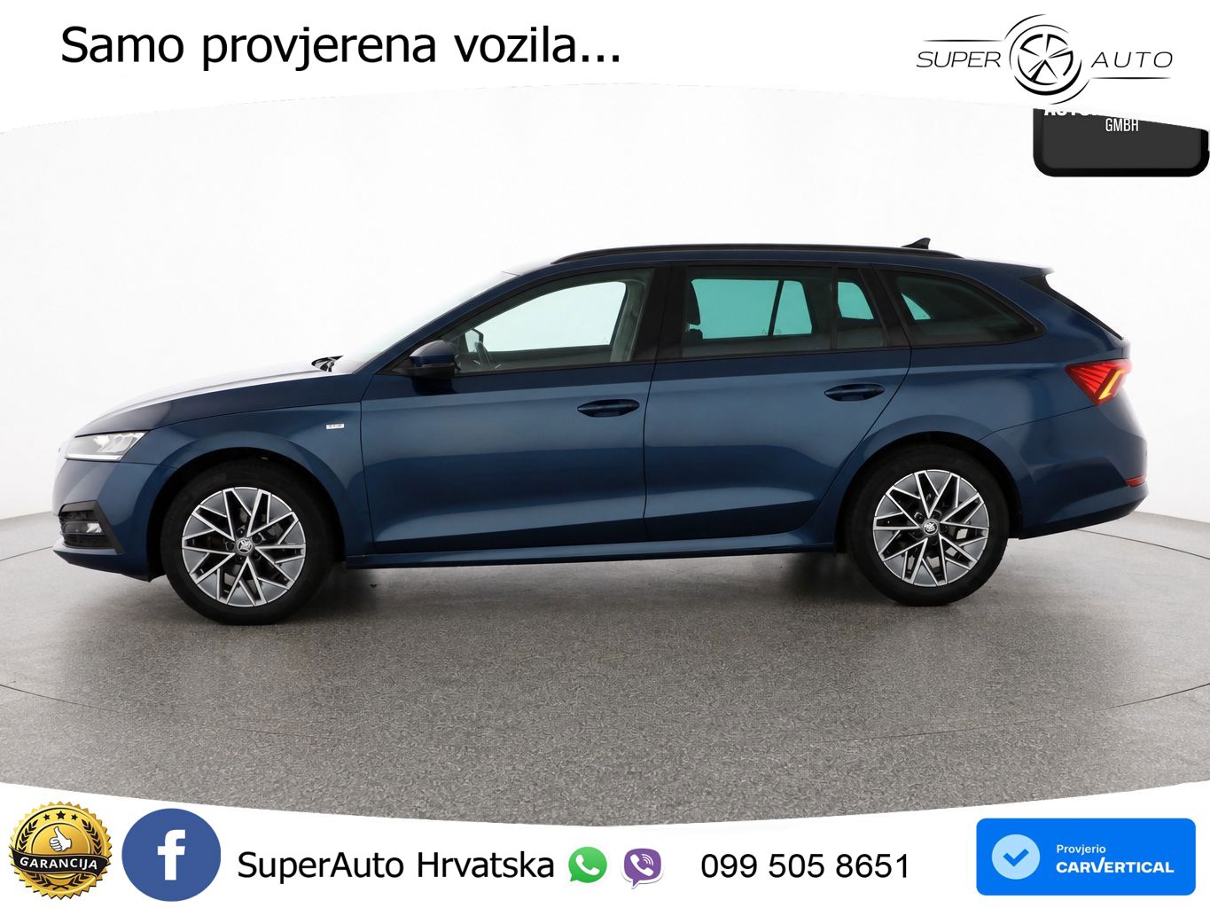 Škoda Octavia Combi 2.0 TDI (150 KS) DSG LED+GR SJED+ACC