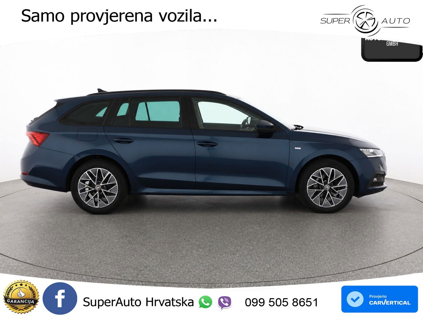 Škoda Octavia Combi 2.0 TDI (150 KS) DSG LED+GR SJED+ACC