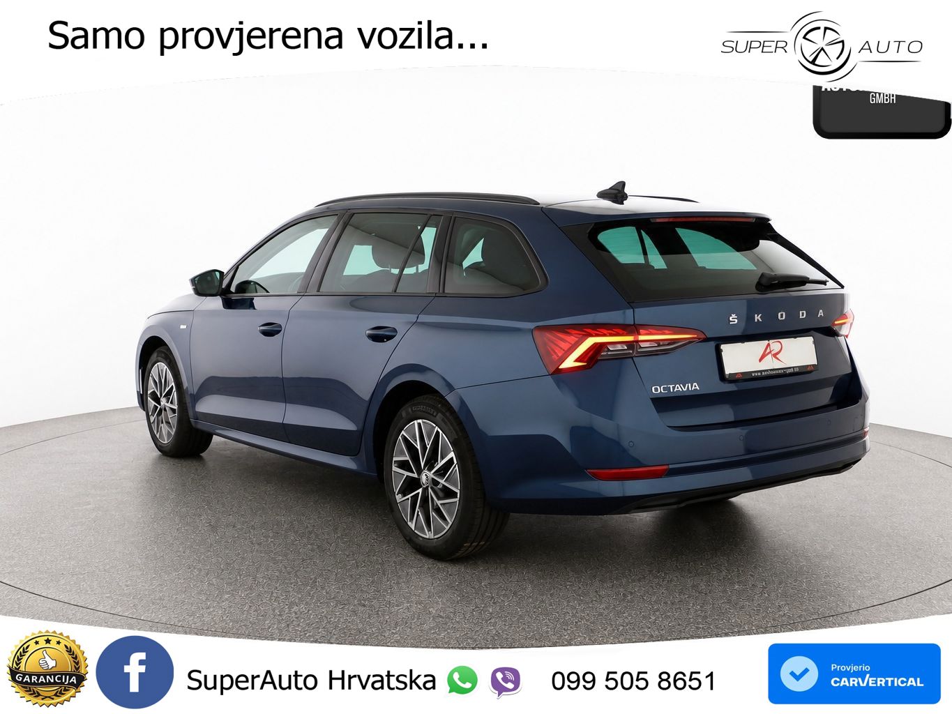 Škoda Octavia Combi 2.0 TDI (150 KS) DSG LED+GR SJED+ACC
