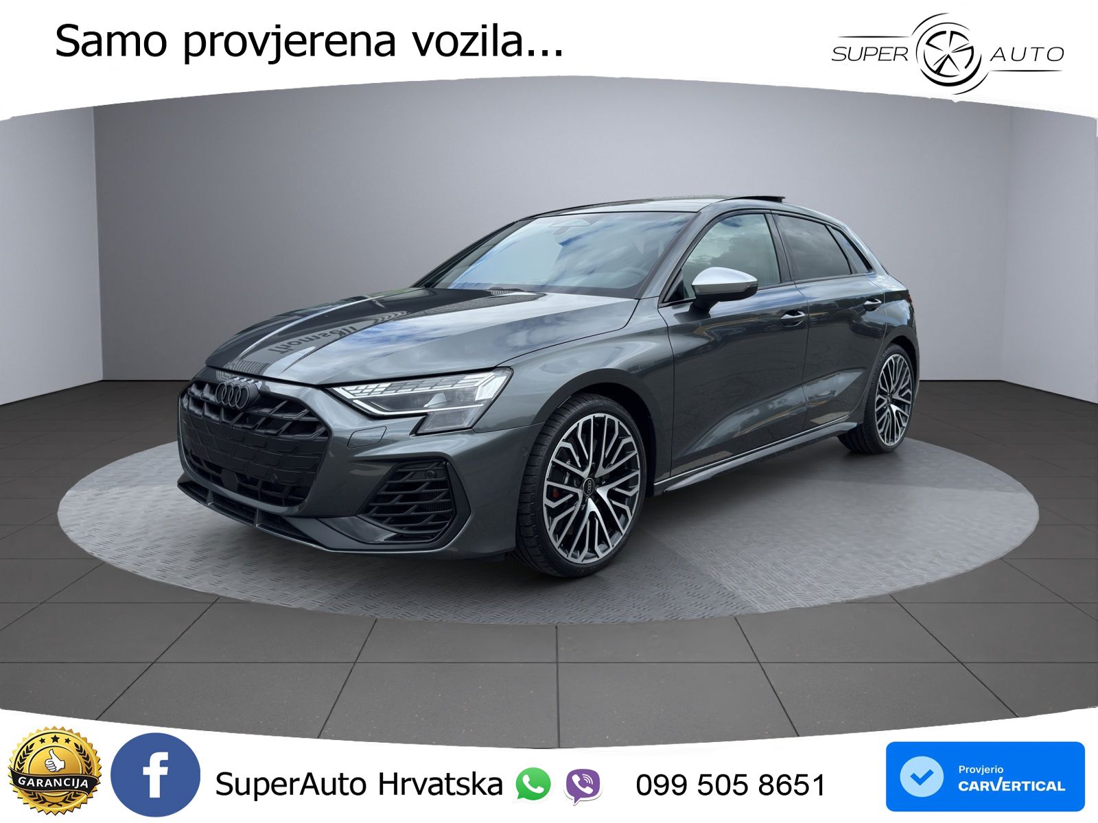Audi S3 2.0 TFSI (333 KS) quattro S tronic MATRIX+GR SJED+KAM