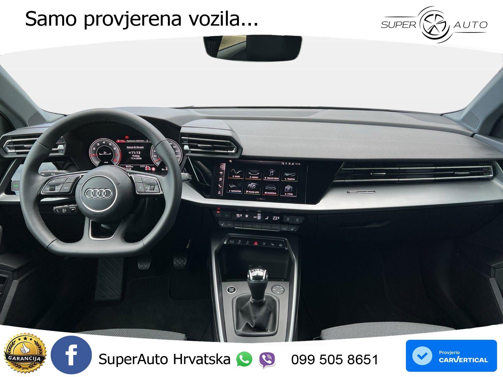 Audi A3 Sportback 30 TFSI (116 KS) LED+GR SJED+ACC