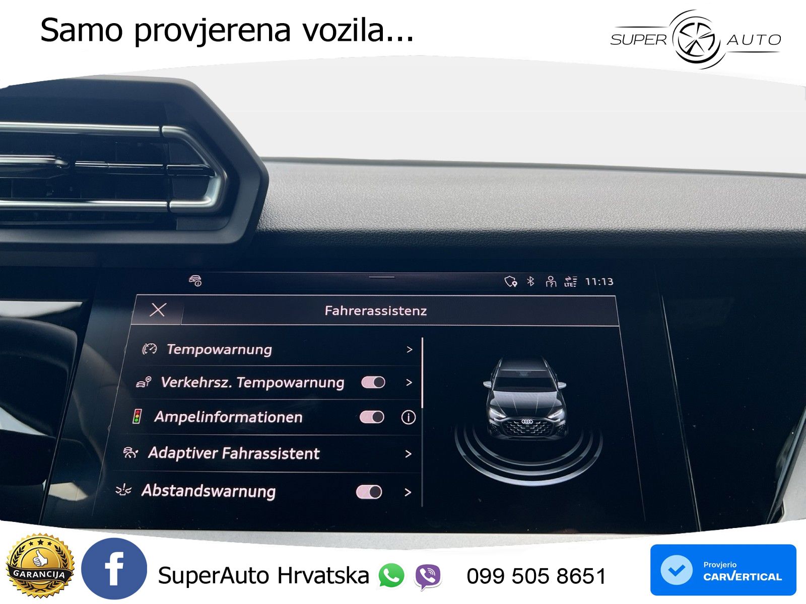 Audi A3 Sportback 30 TFSI (116 KS) LED+GR SJED+ACC