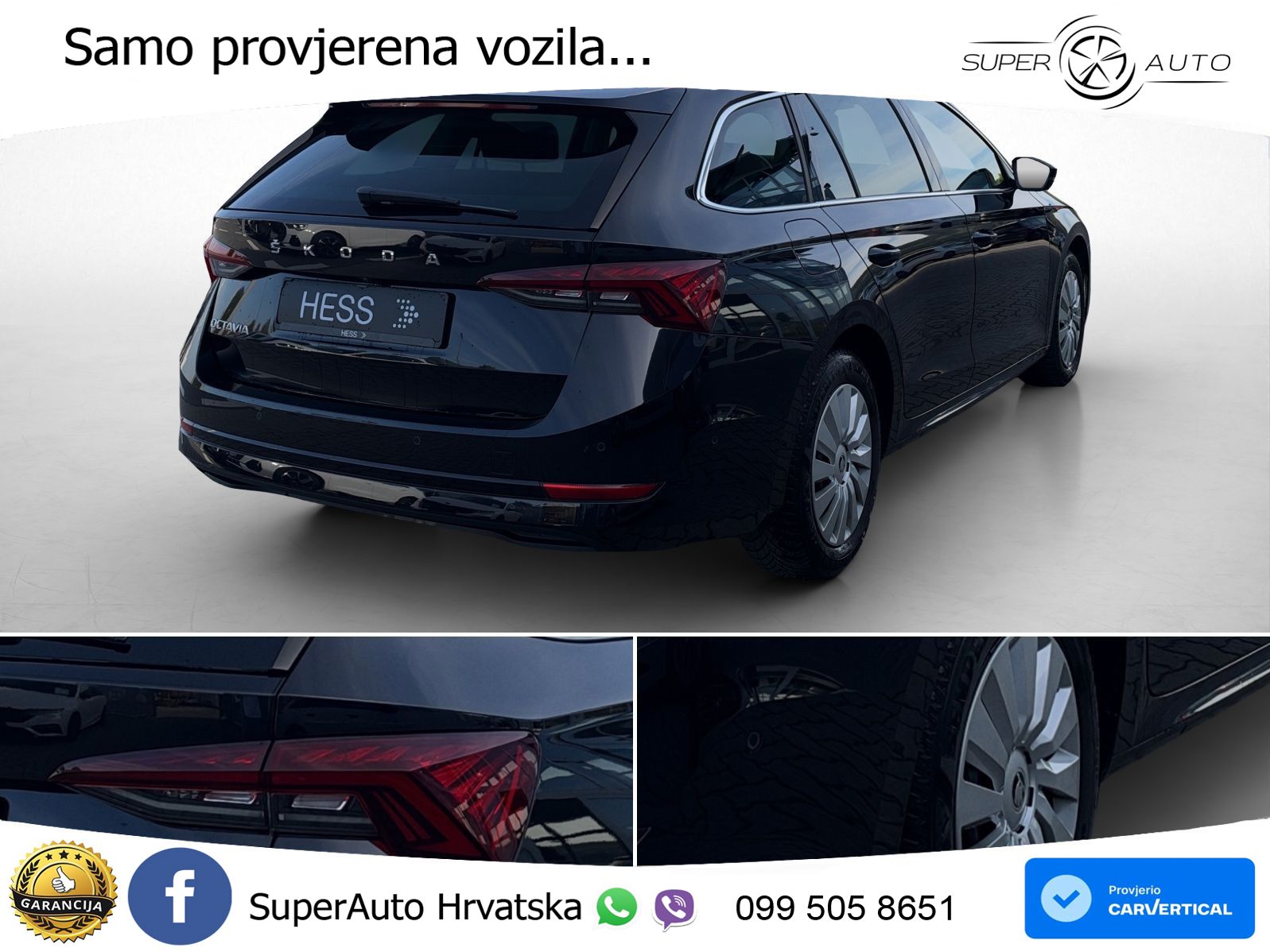 Škoda Octavia Combi 2.0 TDI (150 KS) DSG LED+GR SJED+ACC