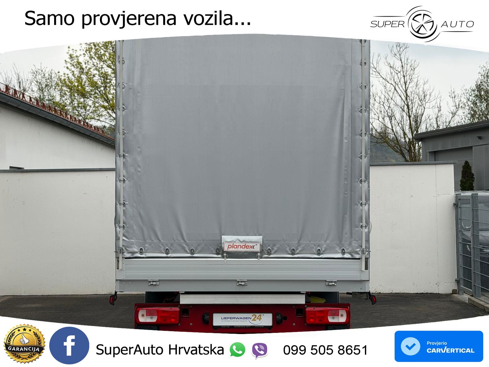 Volkswagen Crafter 35 Pritsche LR LANG PLANE + SPRIEGEL 177 KS