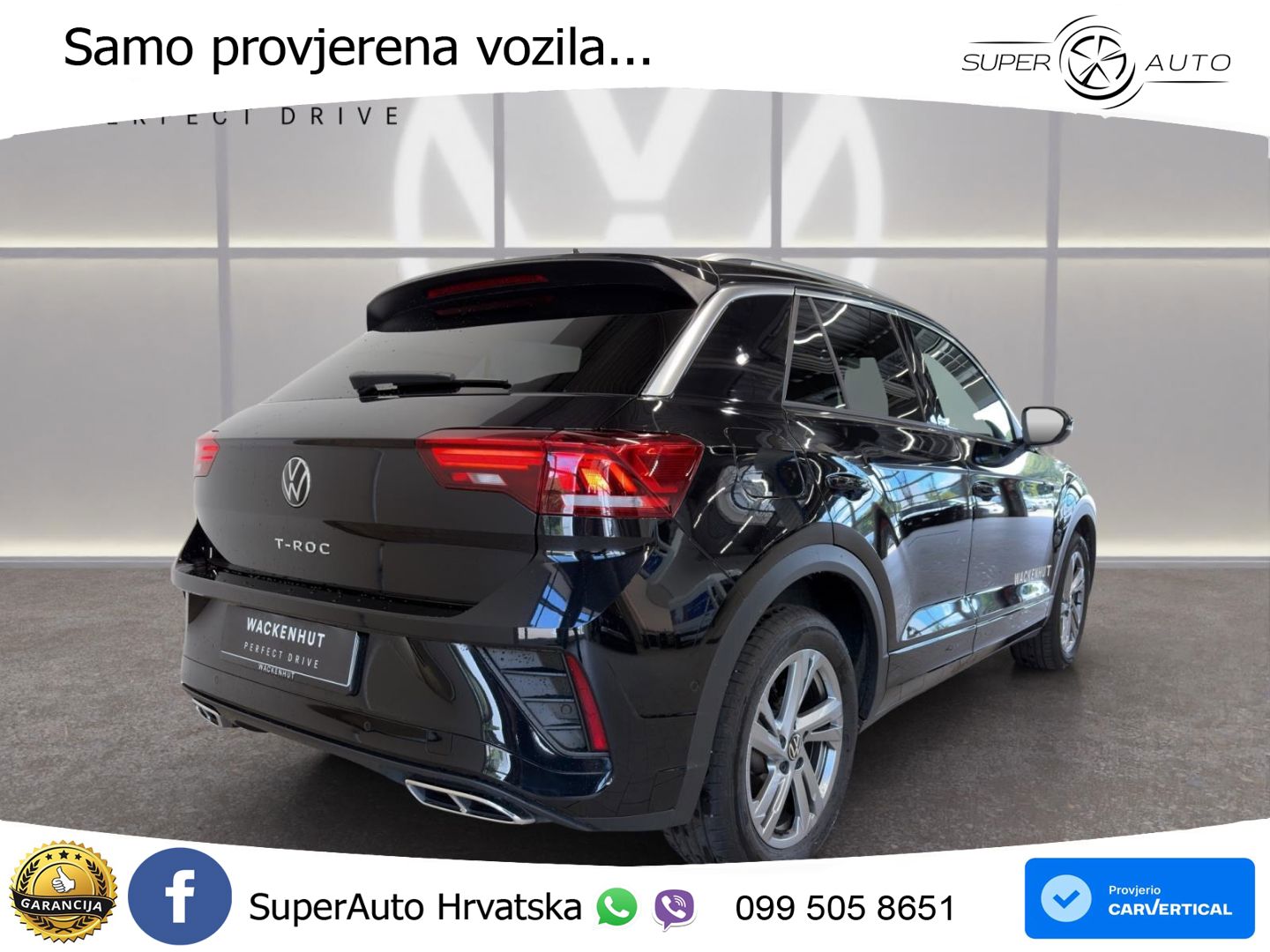 Volkswagen T-Roc 2.0 TDI (150 KS) DSG R-Line LED+GR SJED+ACC