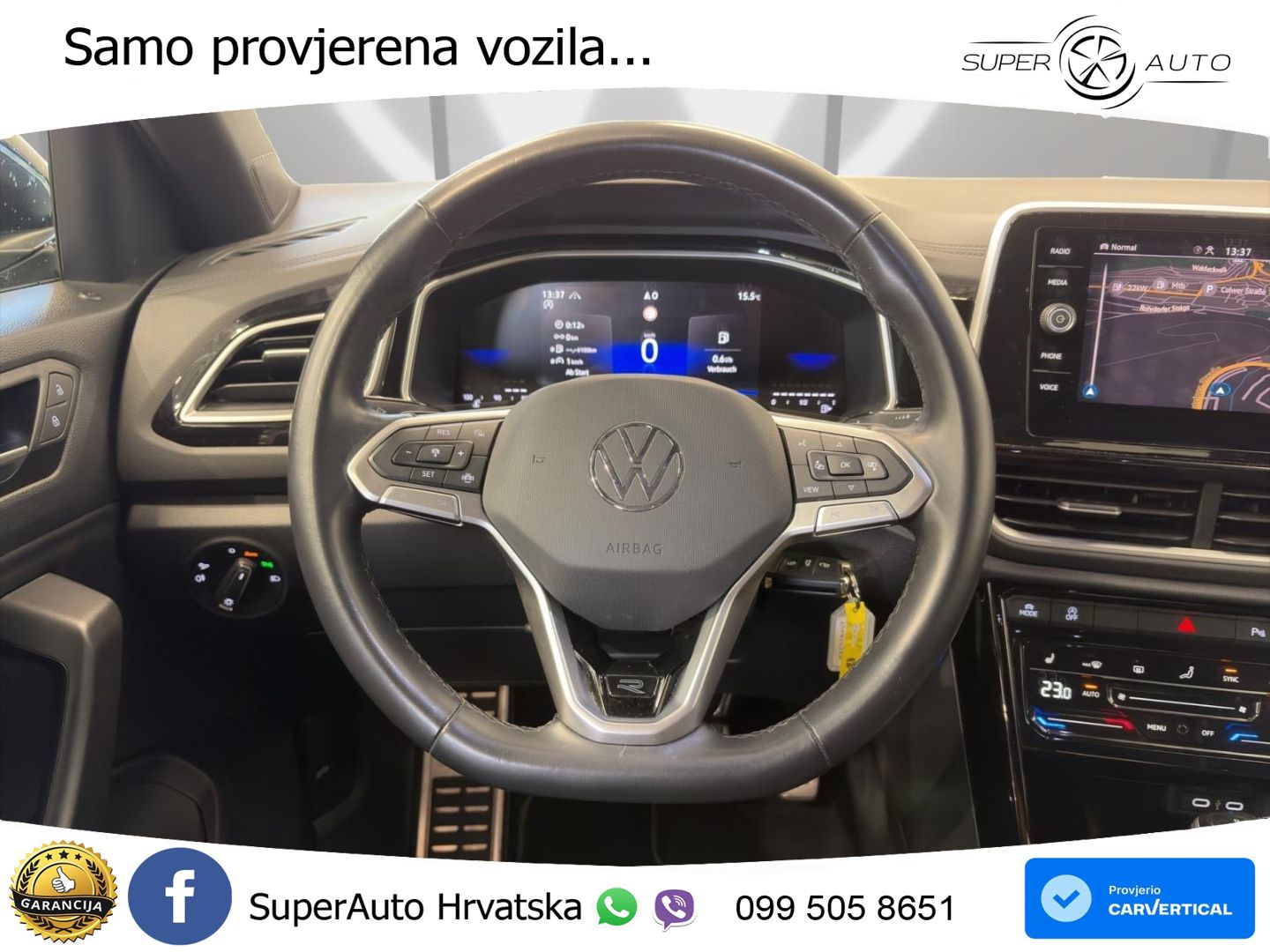 Volkswagen T-Roc 2.0 TDI (150 KS) DSG R-Line LED+GR SJED+ACC