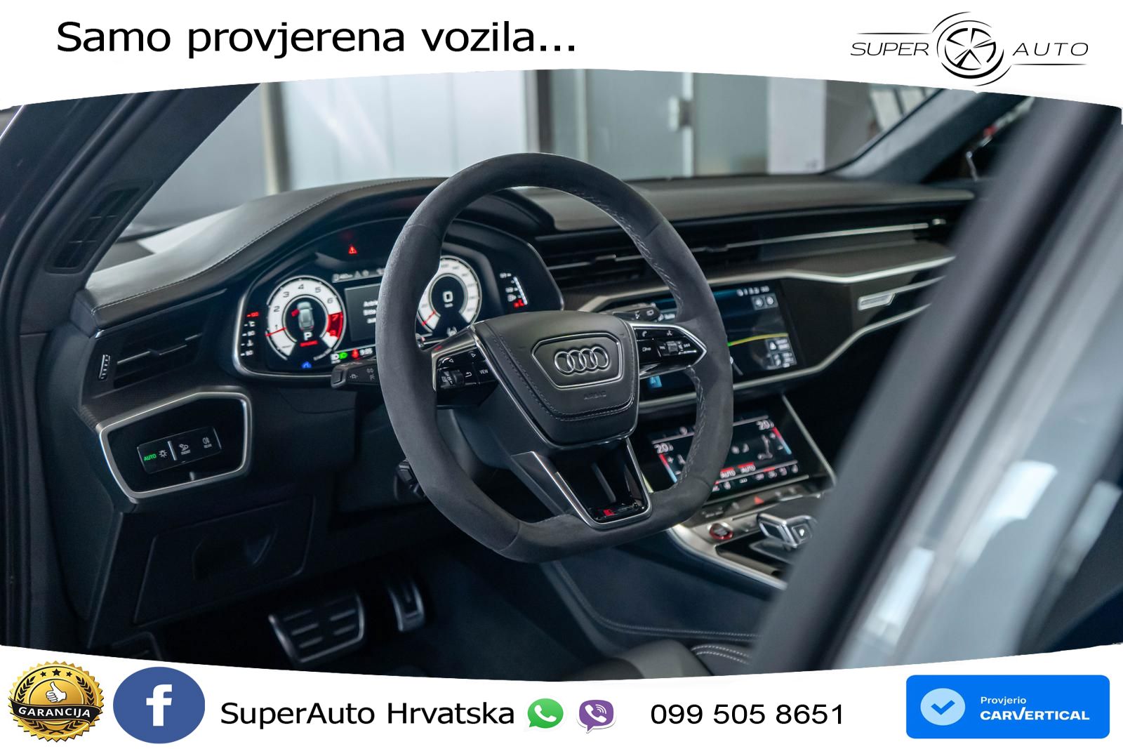 Audi RS6 Avant 4.0 TFSI V8 performance (630 KS)  quattro tiptronic LED+GR SJED+ACC