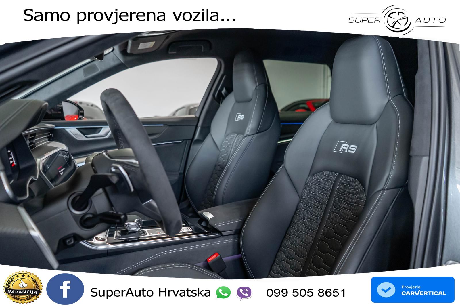 Audi RS6 Avant 4.0 TFSI V8 performance (630 KS)  quattro tiptronic LED+GR SJED+ACC