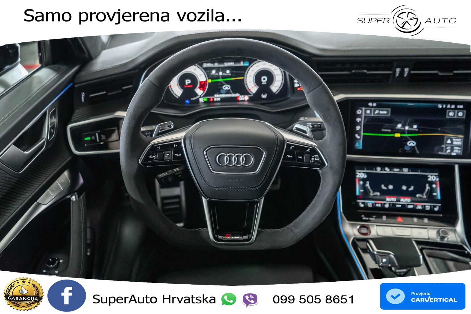 Audi RS6 Avant 4.0 TFSI V8 performance (630 KS)  quattro tiptronic LED+GR SJED+ACC