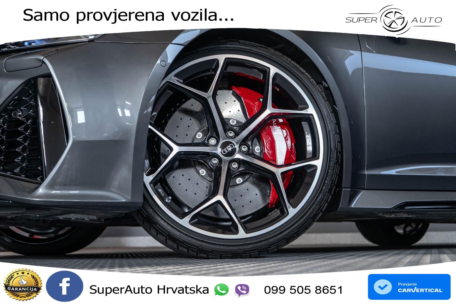Audi RS6 Avant 4.0 TFSI V8 performance (630 KS)  quattro tiptronic LED+GR SJED+ACC