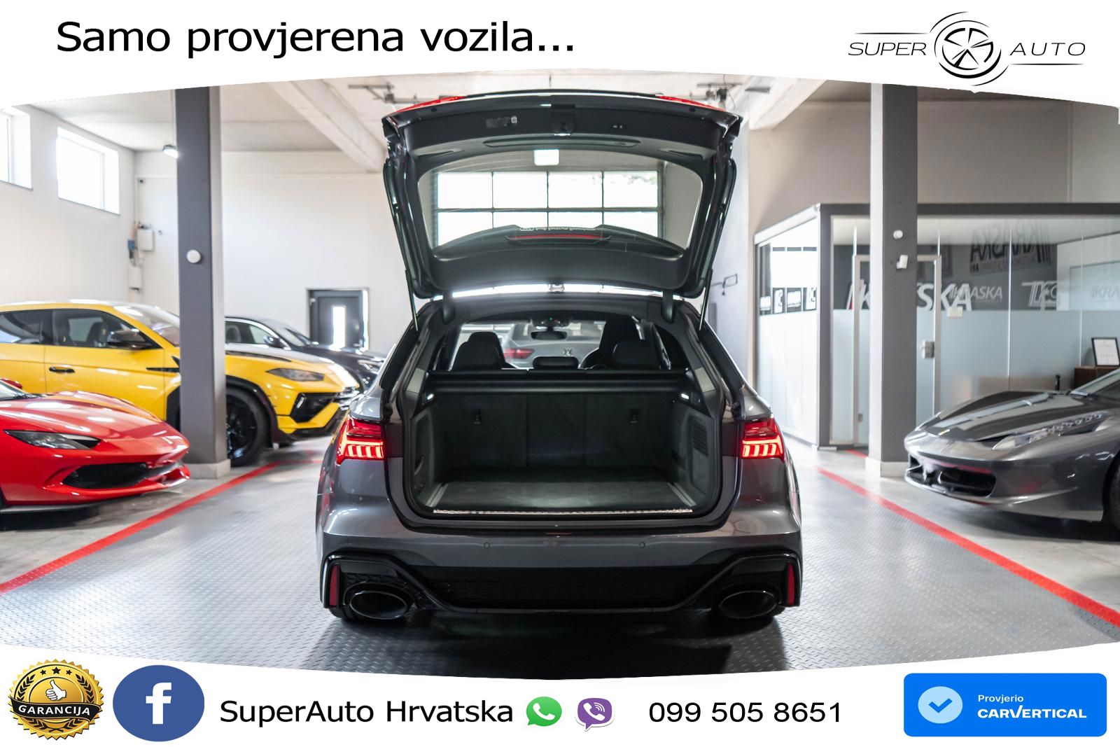 Audi RS6 Avant 4.0 TFSI V8 performance (630 KS)  quattro tiptronic LED+GR SJED+ACC