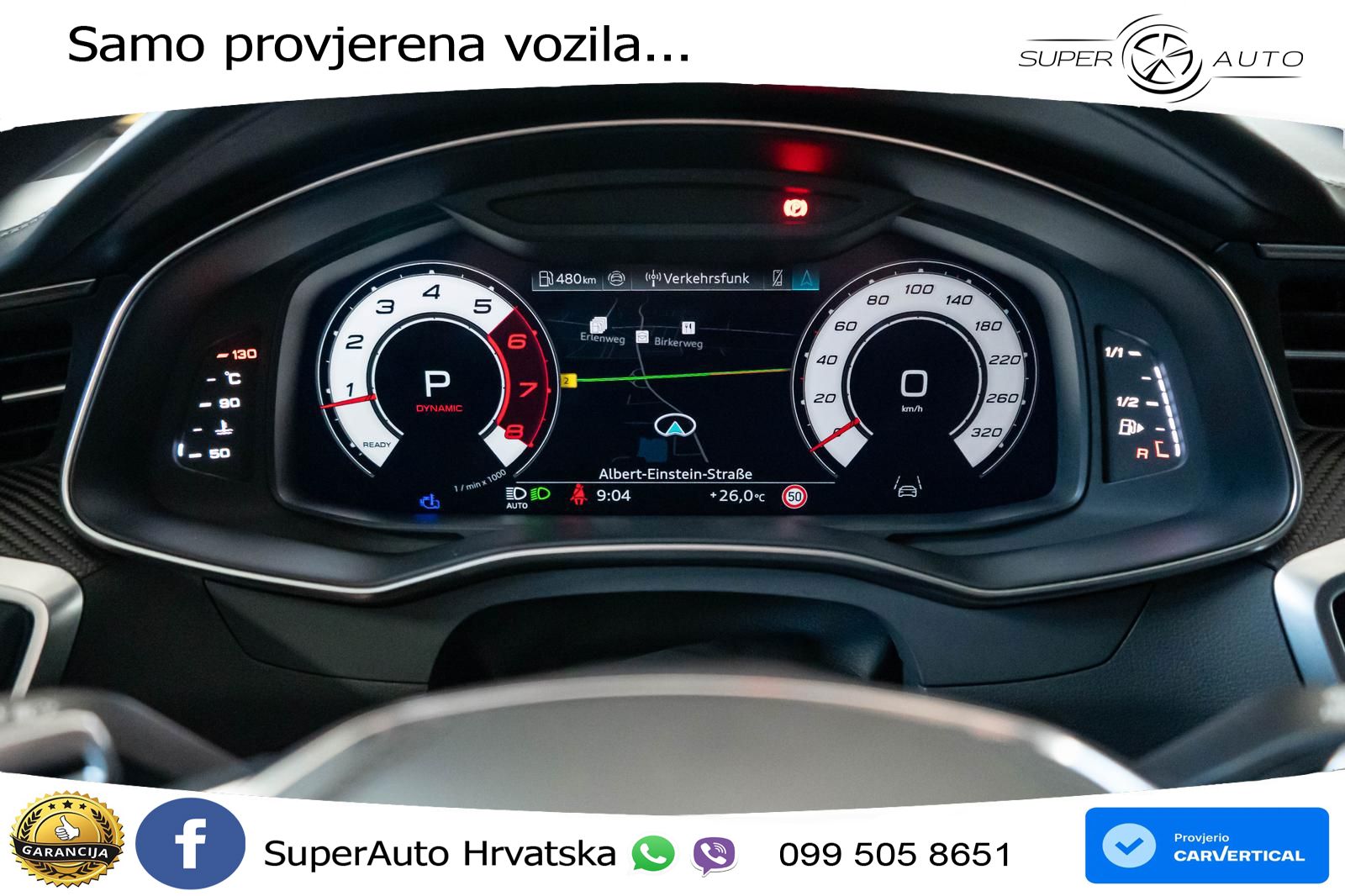 Audi RS6 Avant 4.0 TFSI V8 performance (630 KS)  quattro tiptronic LED+GR SJED+ACC