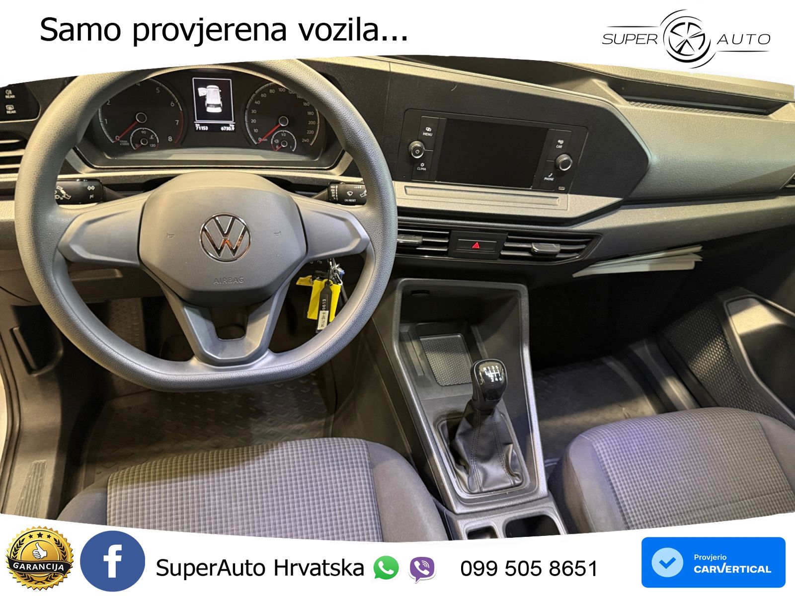 Volkswagen Caddy Cargo 1.5 TSI EcoProfi PDC+SHZ+DAB+ 114 KS