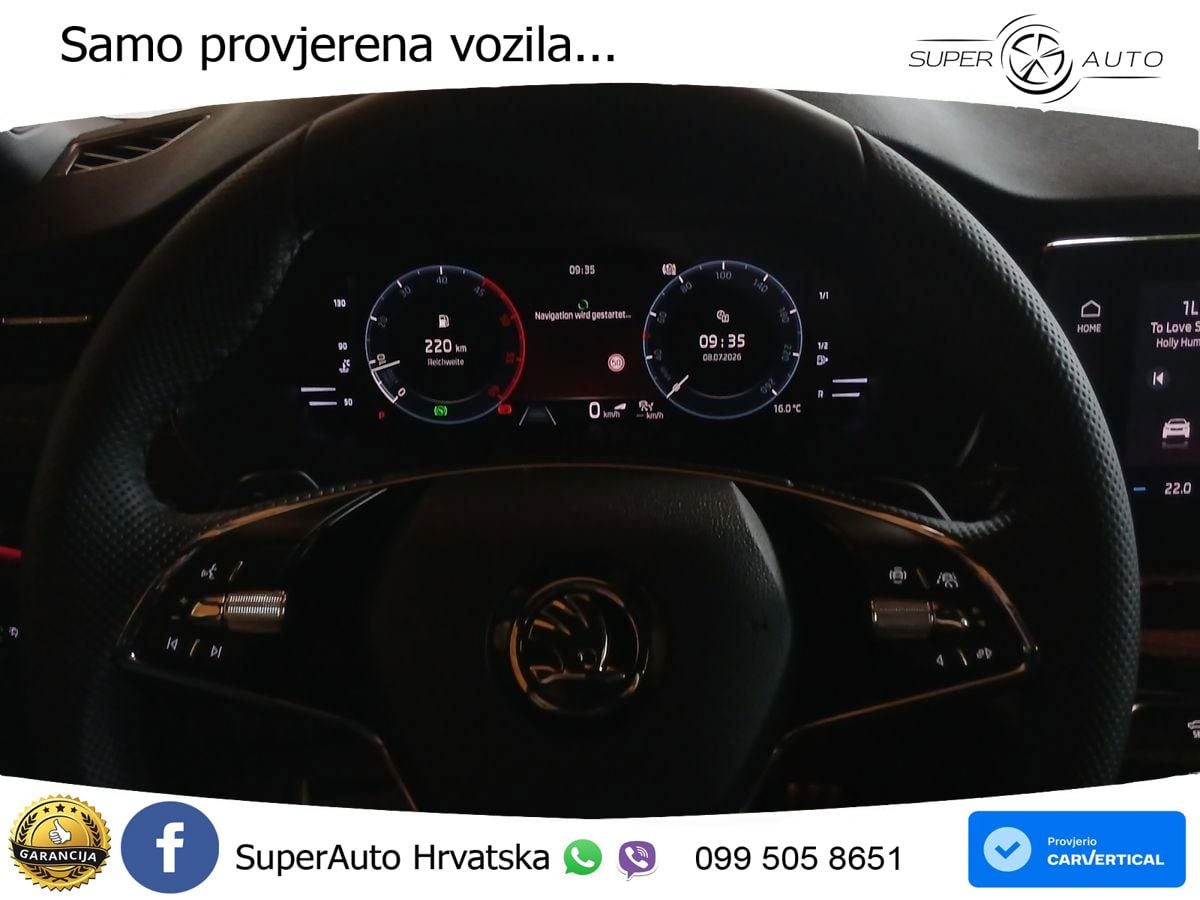 Škoda Octavia Combi 2.0 TDI (150 KS) 4x4 DSG LED+GR SJED+ACC