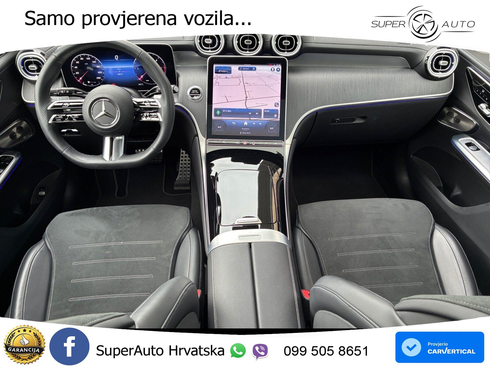 Mercedes GLC 300d (269 KS) 4MATIC 9G-TRONIC AMG ZRAČNI+ACC+GR SJED+KAM+PANO
