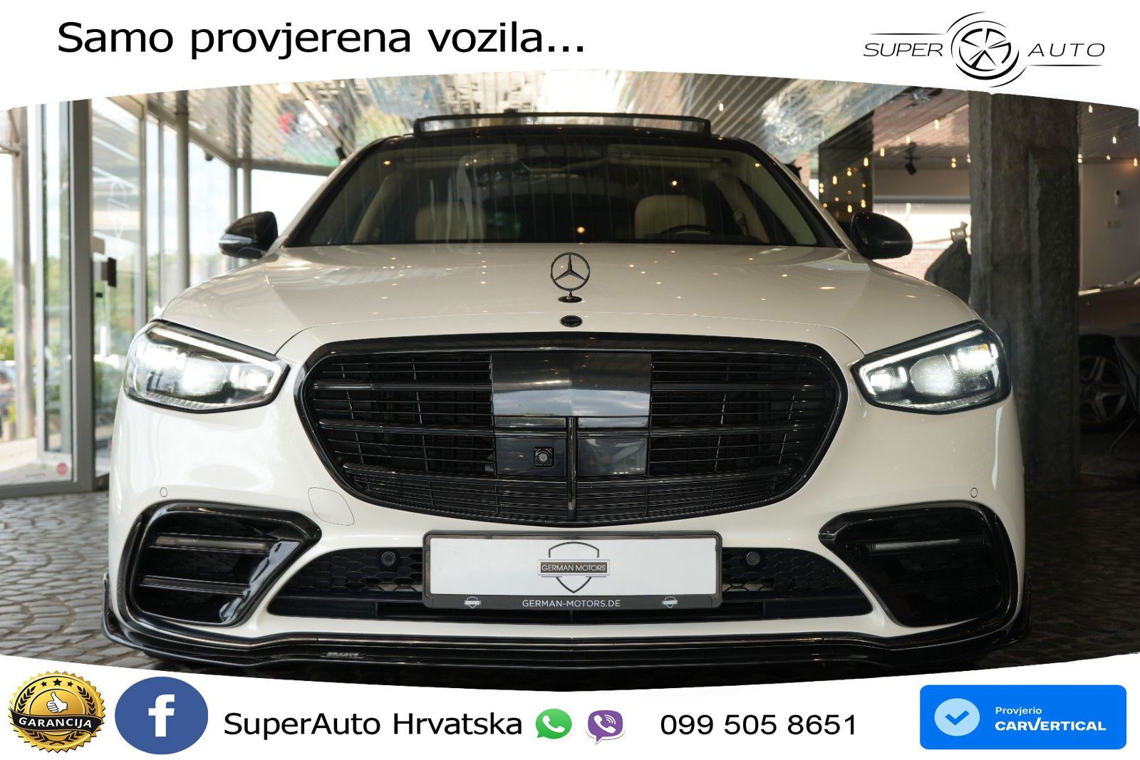 Mercedes S 450e (408 KS) 9G-TRONIC Brabus ACC+HEAD+4xGR SJED+360+PANO