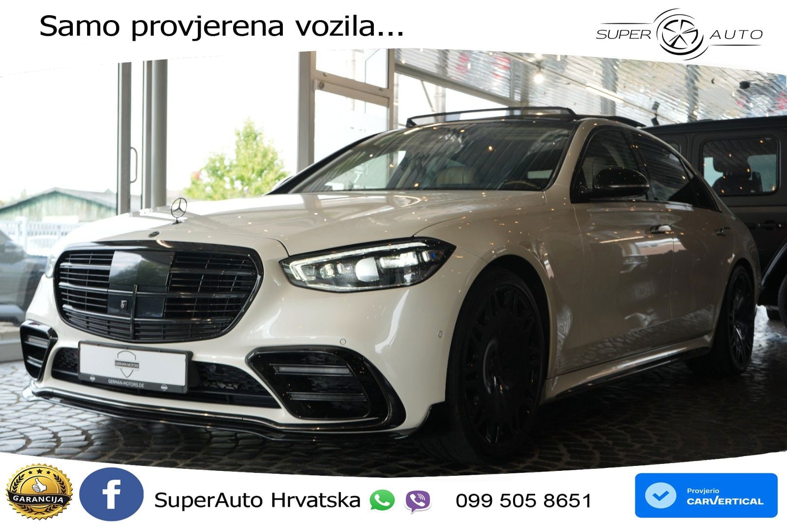 Mercedes S 450e (408 KS) 9G-TRONIC Brabus ACC+HEAD+4xGR SJED+360+PANO