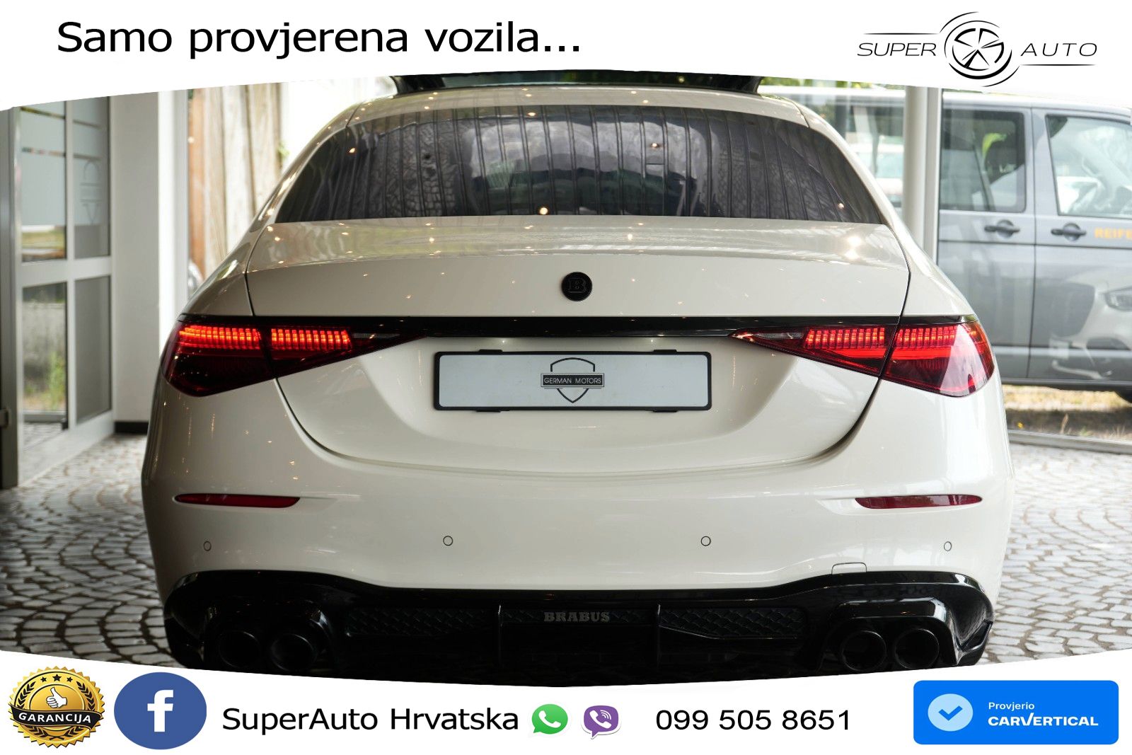 Mercedes S 450e (408 KS) 9G-TRONIC Brabus ACC+HEAD+4xGR SJED+360+PANO