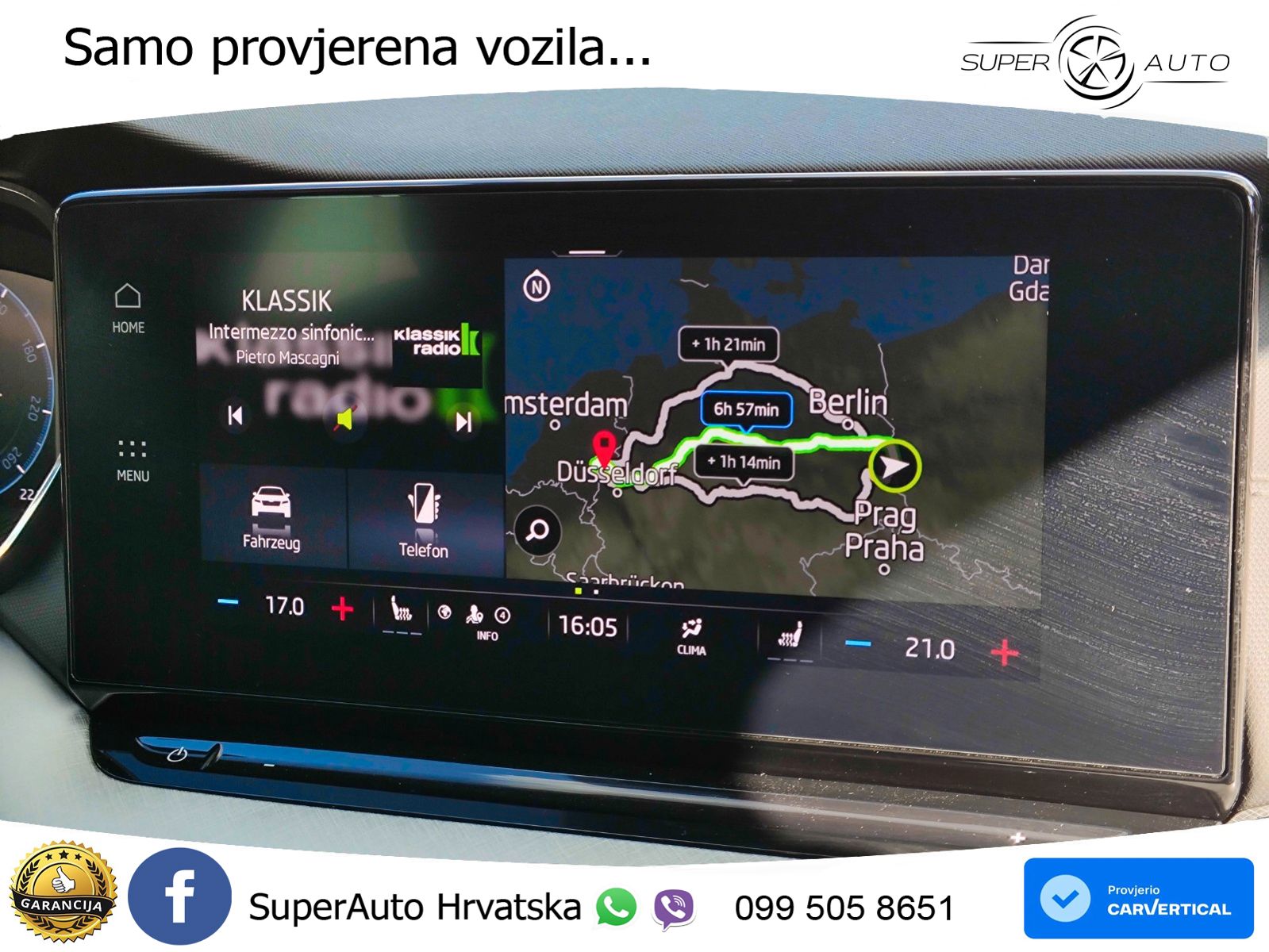 Škoda Octavia Combi 2.0 TDI (150 KS) DSG LED+GR SJED+ACC