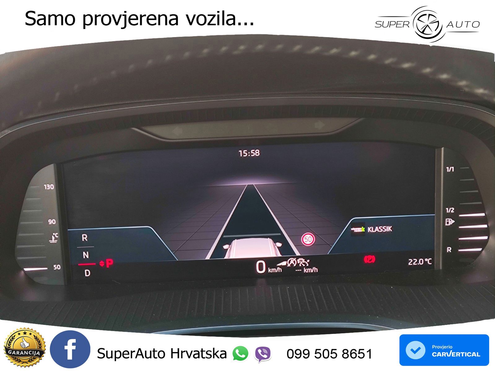Škoda Octavia Combi 2.0 TDI (150 KS) DSG LED+GR SJED+ACC
