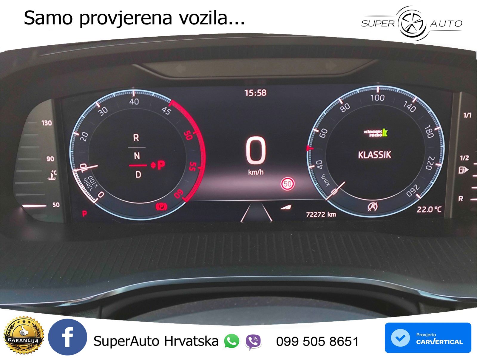 Škoda Octavia Combi 2.0 TDI (150 KS) DSG LED+GR SJED+ACC