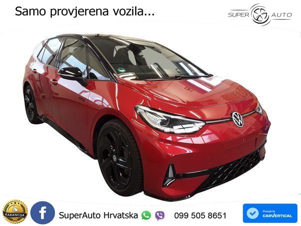Volkswagen ID.3 GTX 84 kWh (286 KS) LED+GR SJED+ACC