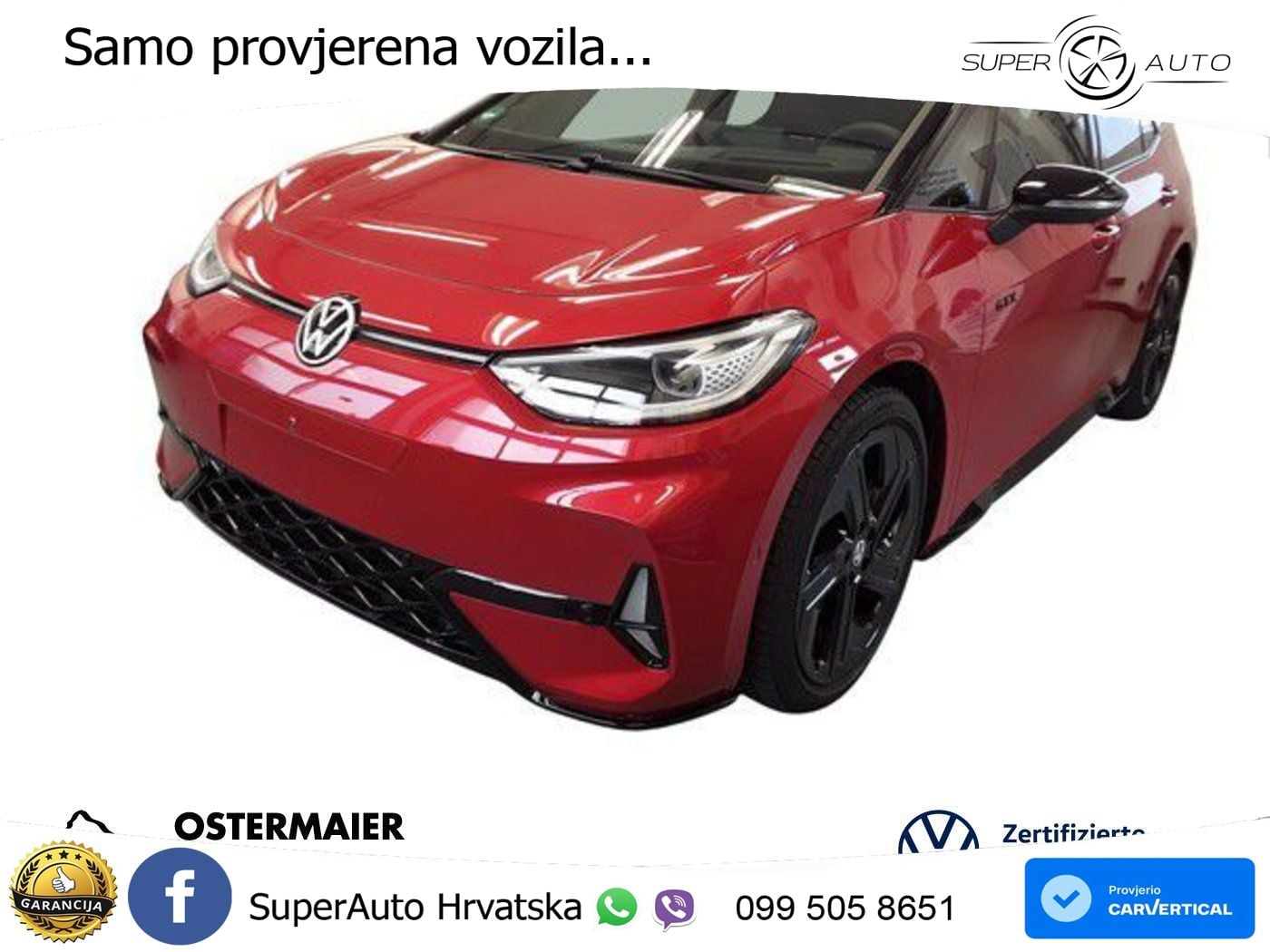 Volkswagen ID.3 GTX 84 kWh (286 KS) LED+GR SJED+ACC