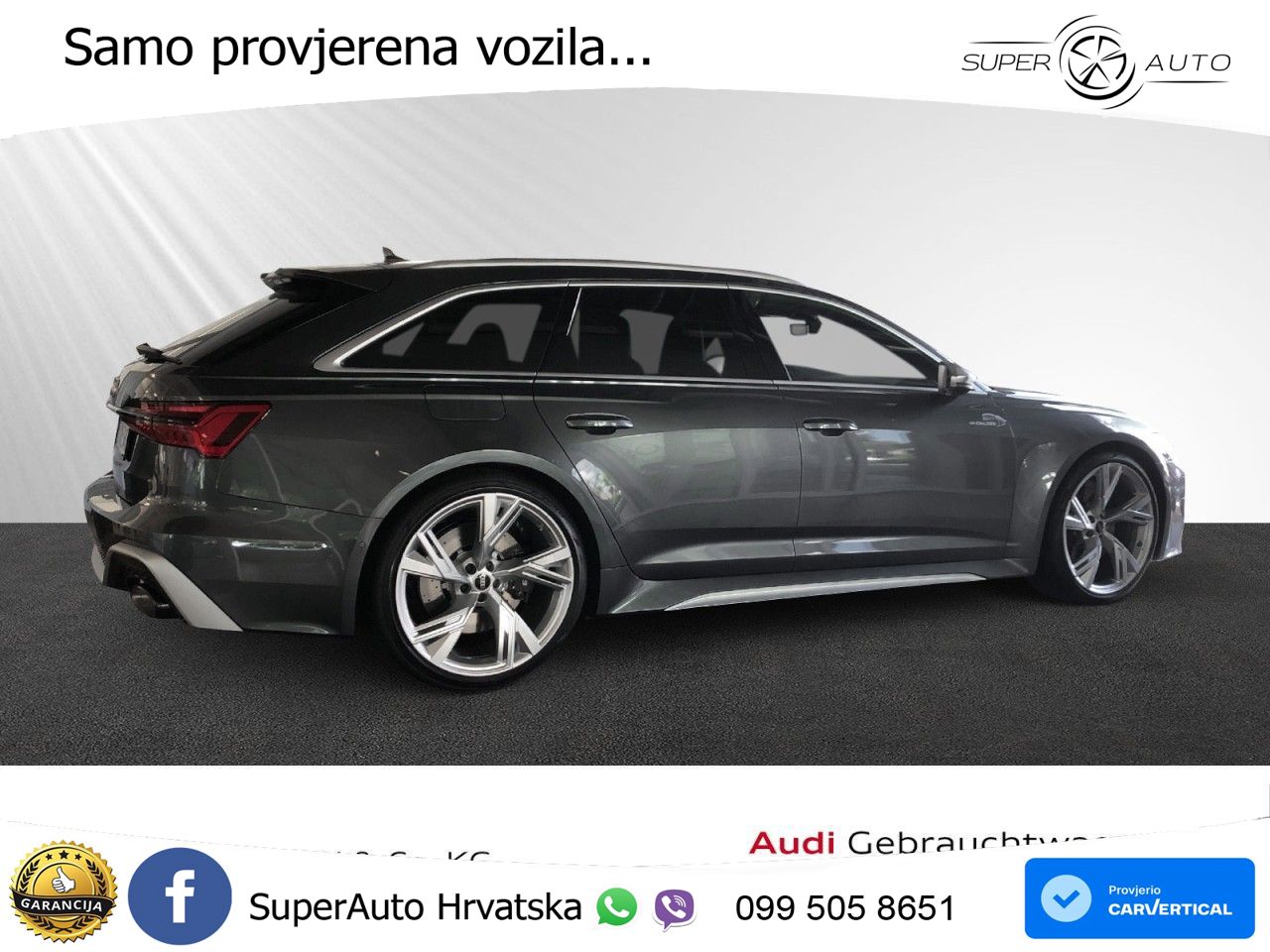 Audi RS6 Avant 4.0 TFSI V8 (600 KS) quattro Tiptronic Kuka LED+GR SJED+ACC