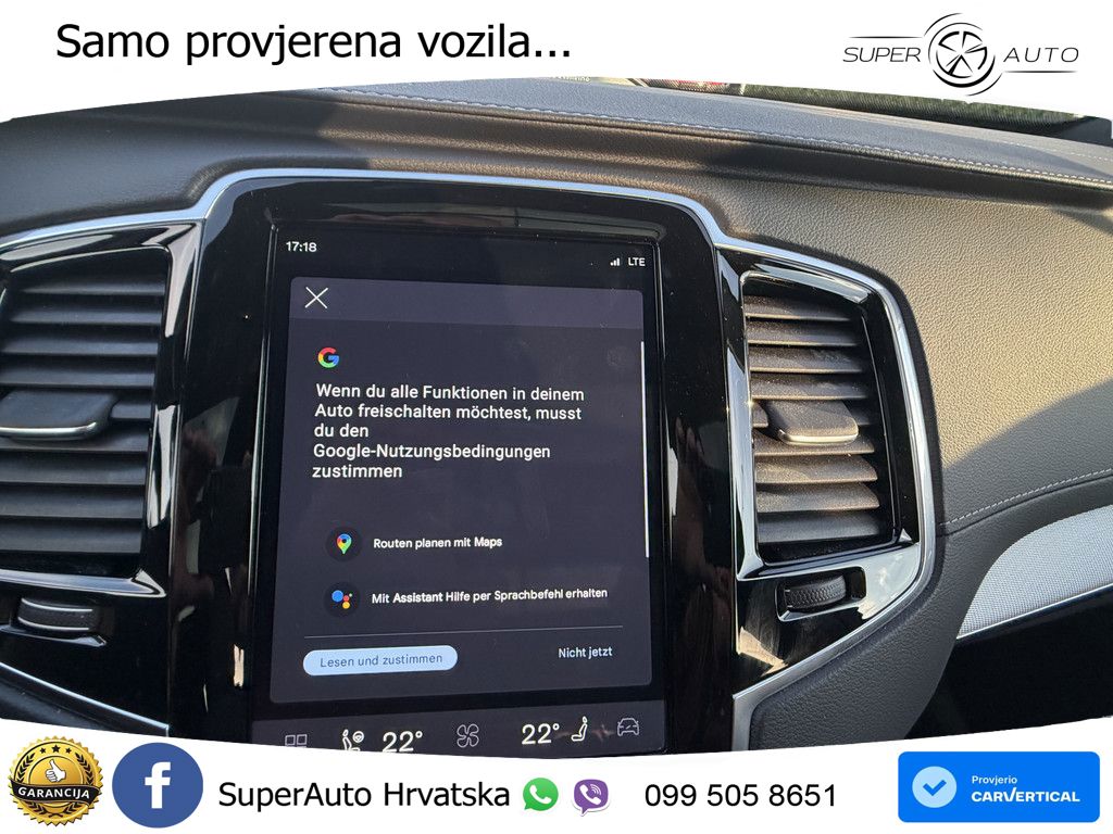 Volvo XC90 2.0 B5 Diesel AWD Automatic ZRAČNI+ACC+GR SJED+KAM