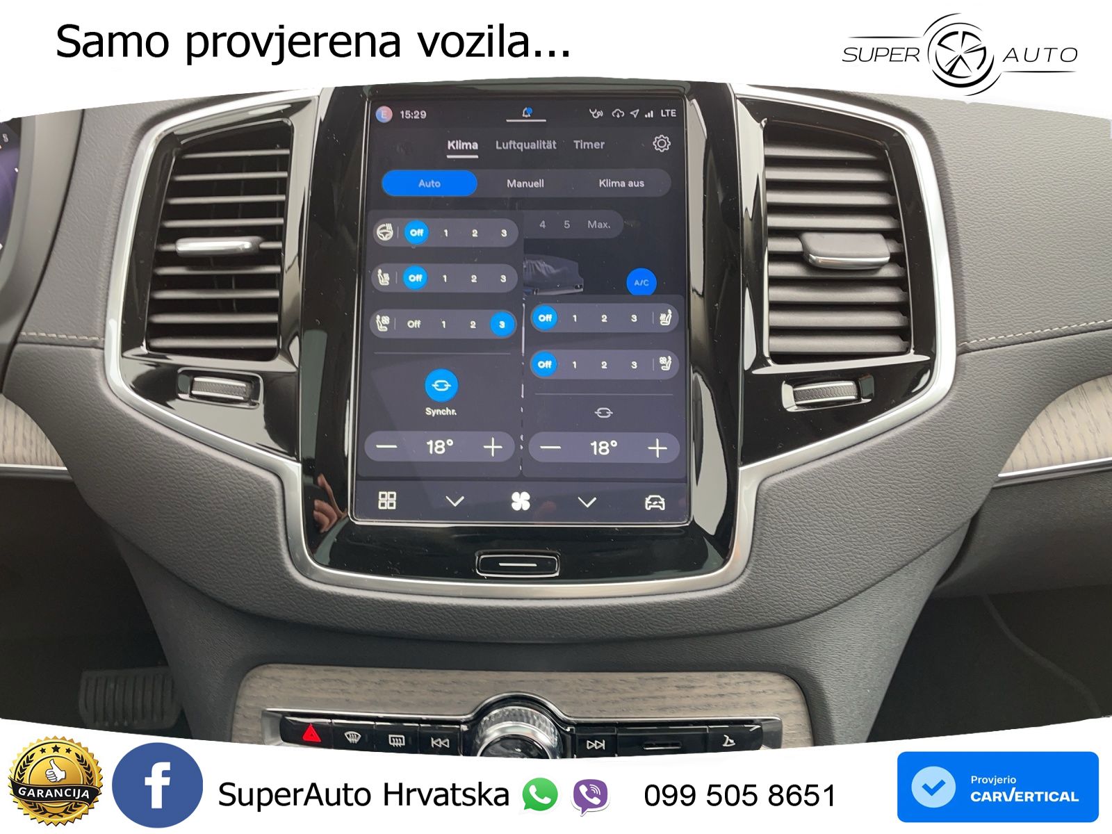 Volvo XC90 2.0 B5 Diesel AWD Automatic ACC+HEAD+4xGR SJED+360+PANO