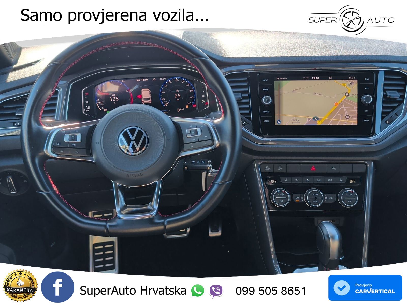 Volkswagen T-Roc 1.5 TSI (150 KS) DSG R-Line LED+GR SJED+ACC