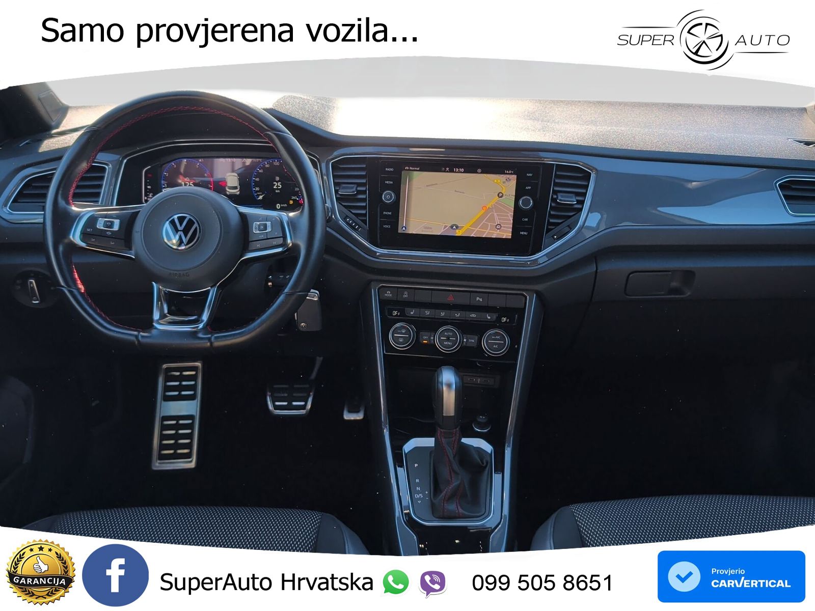 Volkswagen T-Roc 1.5 TSI (150 KS) DSG R-Line LED+GR SJED+ACC