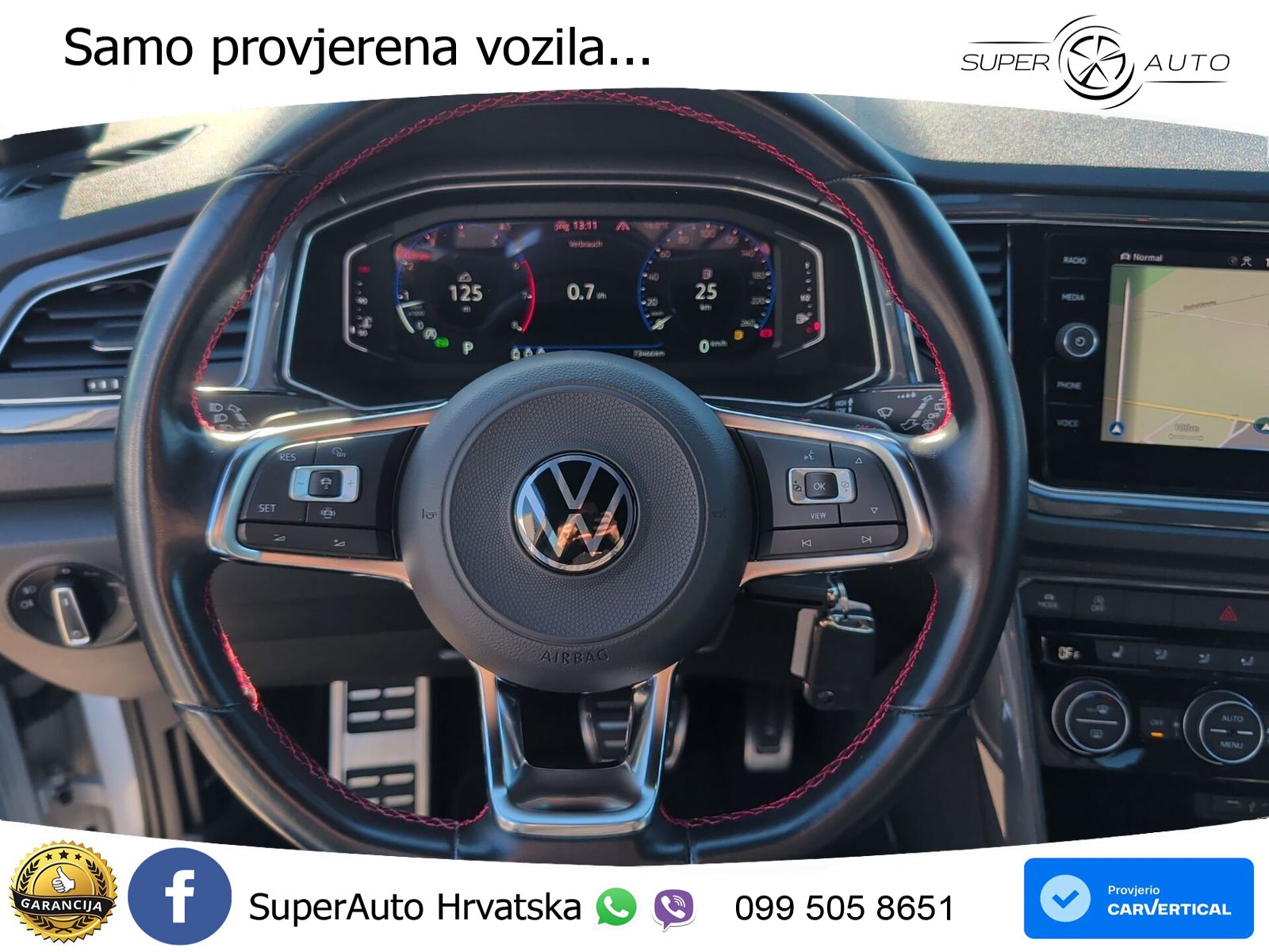 Volkswagen T-Roc 1.5 TSI (150 KS) DSG R-Line LED+GR SJED+ACC