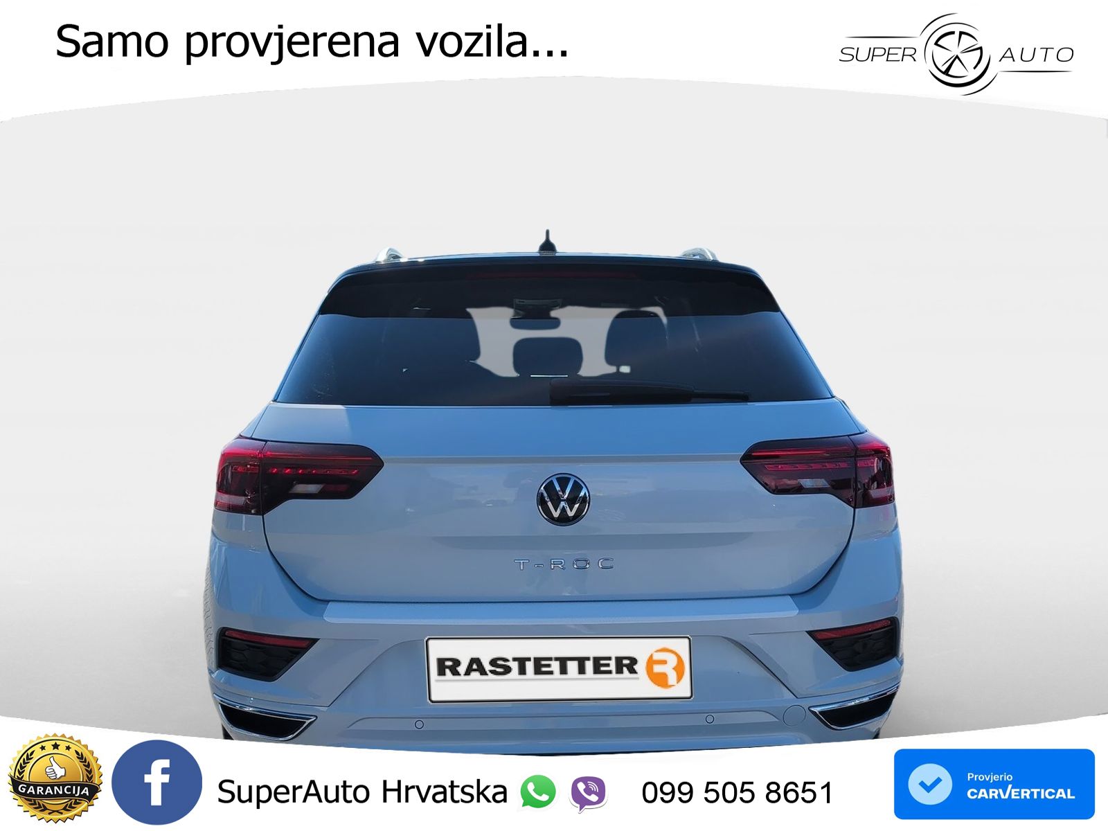 Volkswagen T-Roc 1.5 TSI (150 KS) DSG R-Line LED+GR SJED+ACC