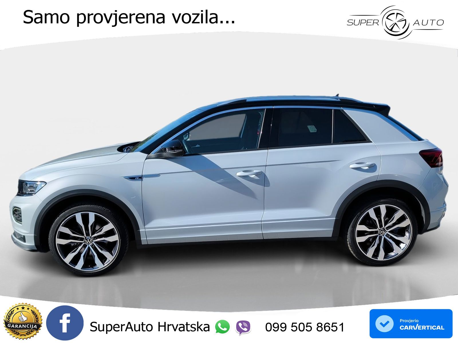 Volkswagen T-Roc 1.5 TSI (150 KS) DSG R-Line LED+GR SJED+ACC