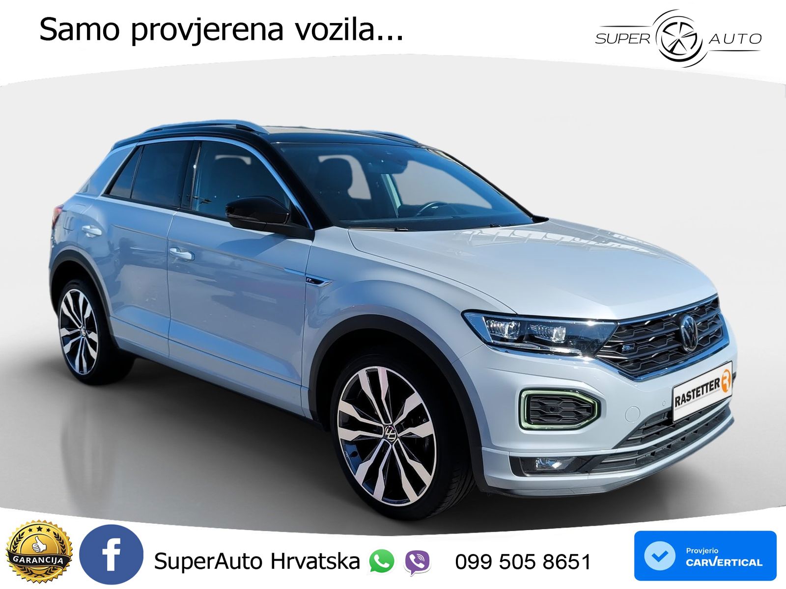 Volkswagen T-Roc 1.5 TSI (150 KS) DSG R-Line LED+GR SJED+ACC