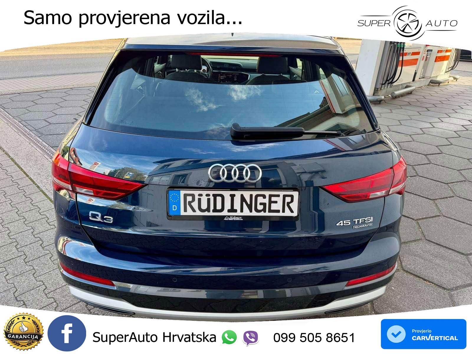 Audi Q3 45 TFSI (230 KS) quattro S tronic advanced LED+GR SJED+ACC