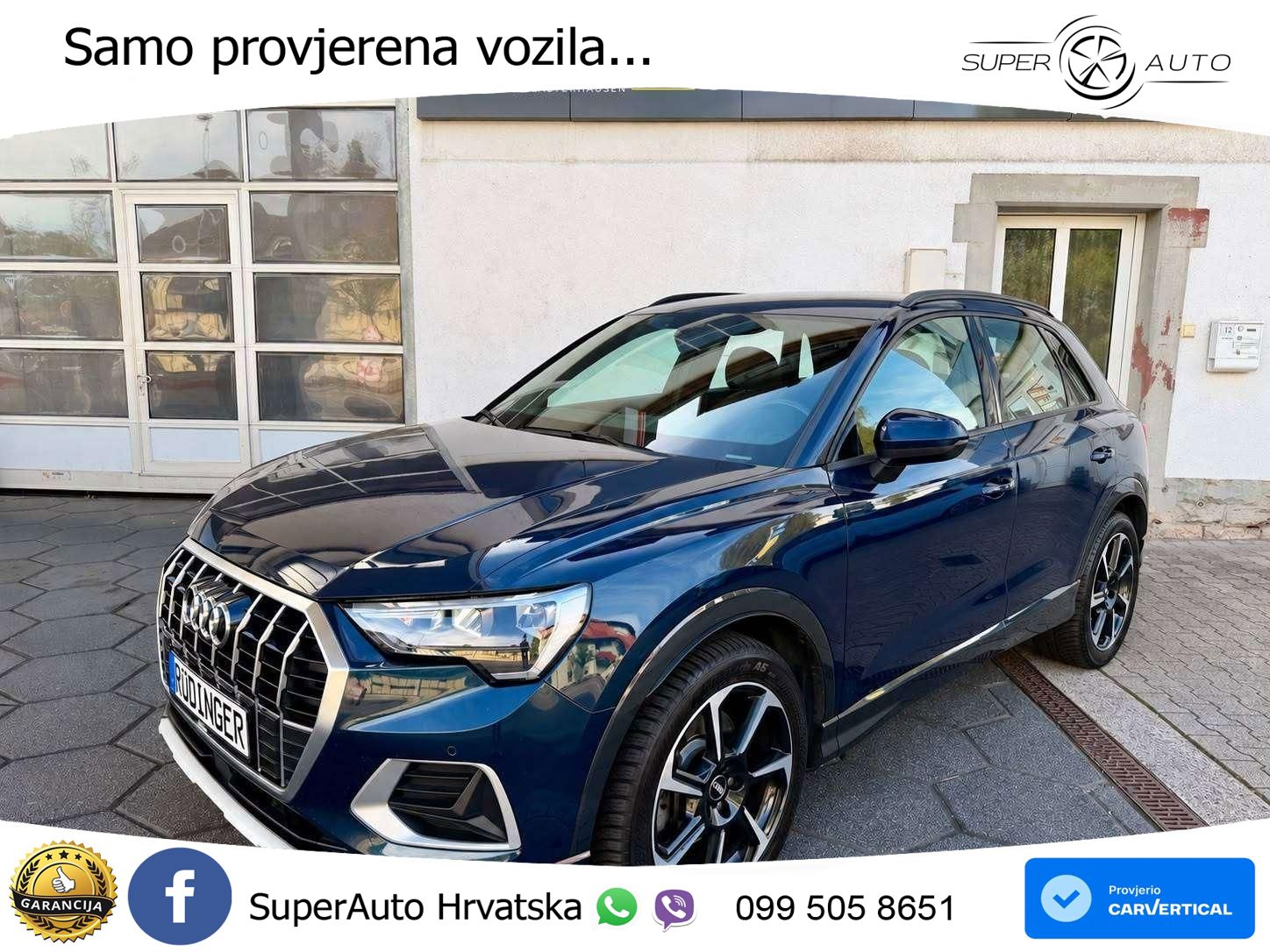 Audi Q3 45 TFSI (230 KS) quattro S tronic advanced LED+GR SJED+ACC